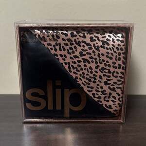 Slip Pure Silk Leopard Print Hair Wrap